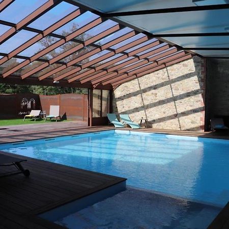 Gite 18Eme Renove Avec Piscine Couverte, Terrasse, Loisirs Et Wifi - 6 Pers. - Fr-1-426-432 Les Herbiers Bagian luar foto